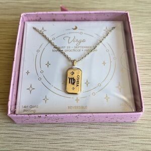 Virgo 14k Gold Plated Nickel Free Necklace